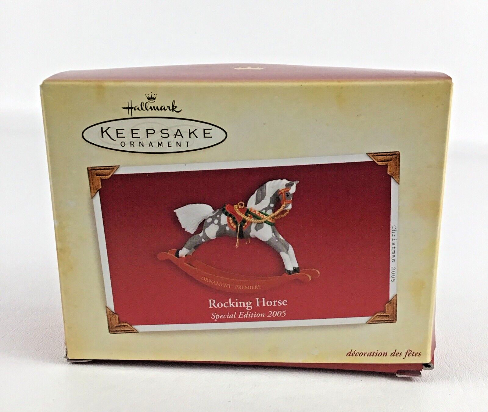 Primary image for Hallmark Keepsake Christmas Ornament Rocking Horse Special Edition New 2005