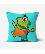 Sin the Silly Monster Pillow by Dancing Littles Jungle - $65.17 CAD+
