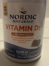 Vitamin D3 60 Wild Berry Gummies 1000 IU 25 mcg - £10.08 GBP