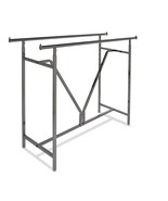 Heavy Duty &quot;V&quot; Construction Double Bar Rack - $125.95