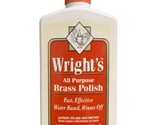 Wright&#39;s Brass Polish 8oz Bottle - Discontinued HTF See Pictures Descrip... - £22.39 GBP