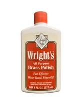 Wright&#39;s Brass Polish 8oz Bottle - Discontinued HTF See Pictures Description - £21.87 GBP