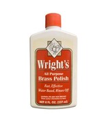 Wright&#39;s Brass Polish 8oz Bottle - Discontinued HTF See Pictures Descrip... - £21.89 GBP