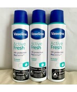 3pk Vaseline Active Fresh 48H ProDerma Antiperspirant Deodorant Spray 5.... - £46.97 GBP