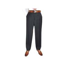 Mens Wool Cashmere Black Stripe Business Suit Giorgio Cosani Two Button 910 image 8