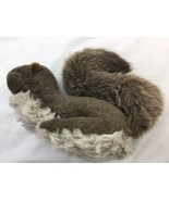 Vtg folkmannis Furry Folk Puppets Squirrel Hand Puppet Brown 12” - $301.20 MXN