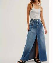 We The Free Come As You Are Denim Maxi Skirt - £43.20 GBP