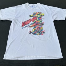 Snap On Tools Racing Day At The Races 91 Mens 2XL Single Stitch T Shirt USA - $14.03