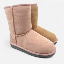UGG Classic Short Pink Kids Girls Size 2 Boot Shearling Style - $29.95