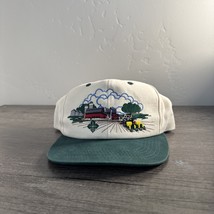 Vintage K-Products Hat Cap SnapBack White Green Farm Credit Tractor Trucker - $378.28 MXN