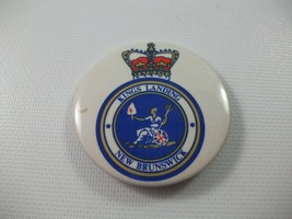 King&#39;s Landing New Brunswick 2.25&quot; Vintage Pinback Pin Button - £2.36 GBP