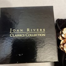 joan rivers Faux Pearl Earrings  gold Rare New pierced - £78.34 GBP