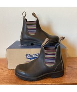 7.5 US - Blundstone Brown / Stripes Original 1409 Chelsea Ankle Boots - €94,87 EUR