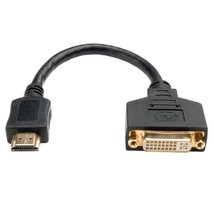 Tripp Lite 8-inch HDMI-M to DVI-D Cable Adapter (M/F), 8-in. (P132-08N) ... - $21.99