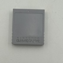 Official Nintendo Gamecube Memory Card  DOL-008 Genuine Grey OEM Tested  - £14.65 GBP