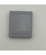 Official Nintendo Gamecube Memory Card  DOL-008 Genuine Grey OEM Tested  - £14.60 GBP