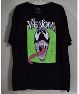Marvel Venom TShirt Men 2XL Black Neon Green Bold Graphic Short Sleeve C... - €15,29 EUR