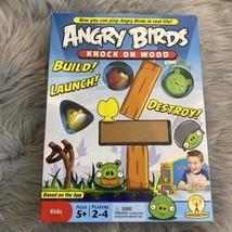 Mattel Angry Birds Knock On Wood Board Game 2010 Sealed New In Original Box - $35.99