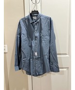 BNWT Calvin Klein Supima Men&#39;s LS dress shirt, Slim Tall, XL 17.5 36/37,... - $47.54 CAD