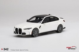 TOPSPEED TS0342 1/18 BMW M3 COMPETITION G80 ALPINE WHITE - LIMITED STOCK... - £198.76 GBP