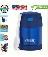 Stylish Navy Kids Food Jar - 10oz Vacuum Insulated Stainless Steel with ... - $58.73 CAD