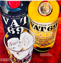 1970 VAT 69 Scotch Whiskey Advertisement Vintage Liquor Distillery F15N - $24.99