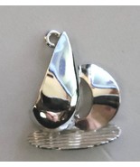 DANECRAFT Sterling Silver Sail Boat Charm Pendant 1 Inch Tall Vintage - $20.49 CAD