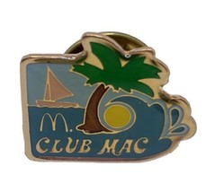 McDonald’s Club Mac Big Mac Hamburger Employee Crew Enamel Lapel Hat Pin - £9.55 GBP