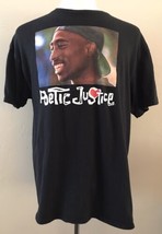 Poetic Justice Tupac Shakur Movie Black Graphics T-Shirt Size XL - $11.65