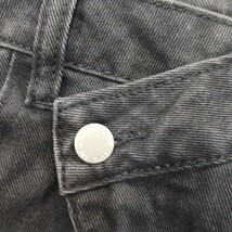 SHEIN Women's Black Front Zipper & High Slit Size 26 Waist 25" image 4