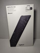 Logitech Keys-To-Go Ultra Portable Keyboard for iPad - Black - NEW OPEN BOX - $41.11 CAD