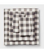 Room Essentials Twin/Twin XL Microfiber Sheet Set Gray Plaid Twin XL - $249.63 MXN Room Essentials Twin/Twin XL Microfiber Sheet Set Gray Plaid Twin XL - $249.63 MXN