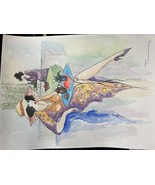 Itzchak Tarkay E-Watercolor Hand Signed Mixed Media Watercolor - $1,011.11 CAD