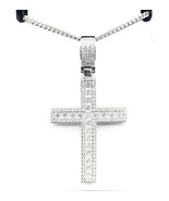 Stamped 925 Sterling Silver Cross Necklace - $71.42 CAD