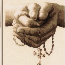 Divine Stitchery Praying Cross Stitch Kit - 8&quot;X9.6&quot; (14 Count) - £75.68 GBP