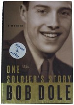 Bob Dole One Soldier&#39;s Story Signed 1ST Edition Kansas Gop Senator Memoir &#39;05 Hc - $24.25