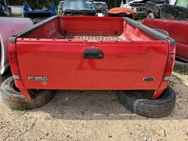 99 07 Ford F350 OEM Pickup Bed Box 8&#39; Box Vermillion Red With Fenders Sm... - $2,376.00