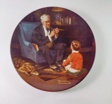 Knowles Norman Rockwell &quot;THE TYCOON&quot; Collector Plate - £7.79 GBP