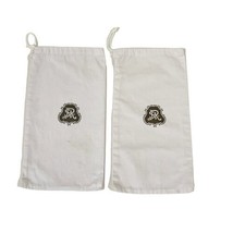 St. Regis Hotel Dust Bags Set of 2 Drawstring White Cotton Twill Shoes Handbags - £7.90 GBP