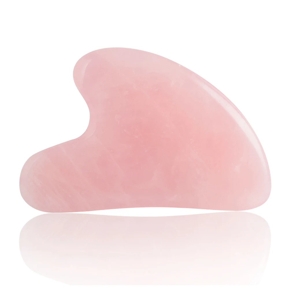 Ral jade guasha stone board gua sha scraper massager for face rose quartz gua sha plate thumb200