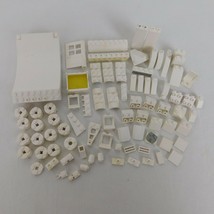 Lot of 82 Lego White Classic Building Blocks Various Types ALL LEGO Washed Toys - £9.31 GBP