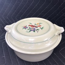 Vintage Royal Rochester Fraunfelter Royalite Luster Covered Casserole Bird - £10.12 GBP