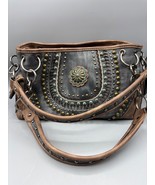 Montana West Western Boho Studded Handbag Shoulder Purse Boho - $27.60
