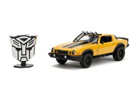 Transformers Rise of The Beast 1:24 1977 Chevy Camaro Bumblebee &amp; Badge Die-Cast - £30.14 GBP