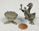 Hudson Pewter Strike Up The Band Goose And Drum Miniature Figurine - £19.57 GBP