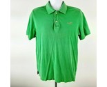 Hollister Men&#39;s Polo Shirts Size Large Green QJ10 - $8.41