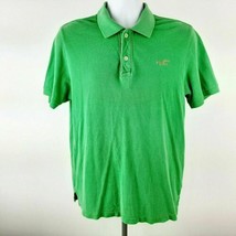 Hollister Men&#39;s Polo Shirts Size Large Green QJ10 - £6.61 GBP
