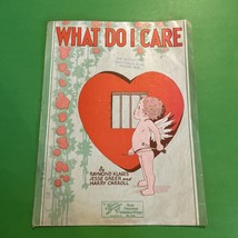 Vintage Sheet Music 1939-What Do I Care-Barbelle-Klages-Greer-Carroll-Uk... - £4.89 GBP