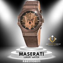 Maserati Men&#39;s R8851108011 Potenza Analog Display Analog Quartz Brown Watch - $184.07