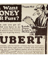 1921 Shubert American Raw Furs Chi Advertisement Clothing Ephemera 4.25 ... - $19.99